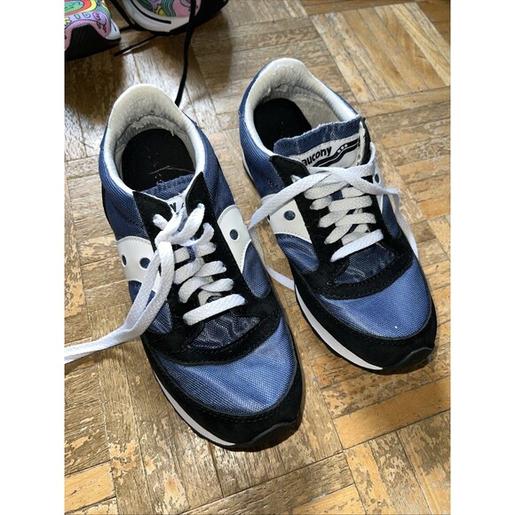 Saucony Other - Saucony Jazz 81 S70539-10 Mens Blue Suede Lace Up Lifestyle Sneakers Shoes